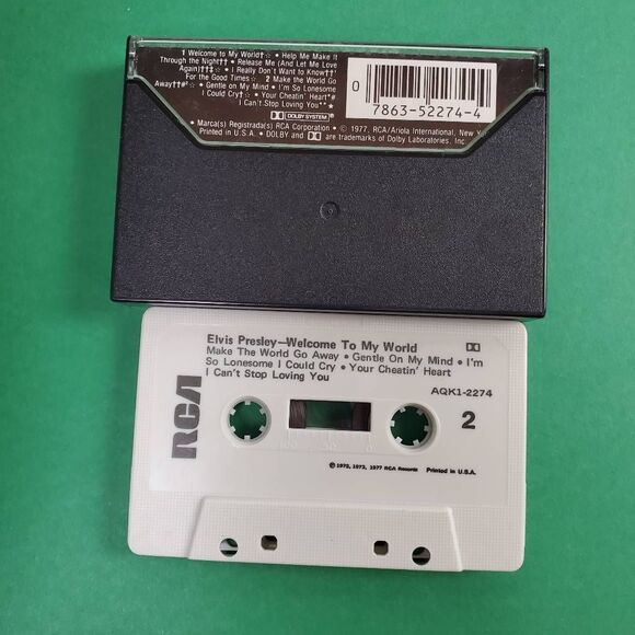 Elvis Presley – Welcome to My World Cassette Album RCA 1977 - Picture 3 of 5